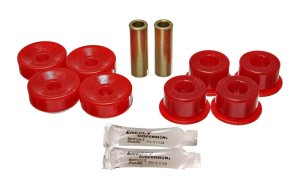 Honda Prelude Shock Bushing Set - Rear - Energy Suspension - Performance Polyurethane - Red - `92-`01